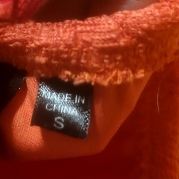 TRIXXI Small Coral Strapless Hi-Low style Lace Dress lined with belt loops EUC - Picture 8 of 8